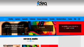 What Ideakreativa.net website looked like in 2019 (4 years ago)