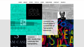 What Ideabook.com website looked like in 2019 (4 years ago)