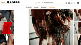 What Ilashop.pl website looked like in 2019 (6 years ago)