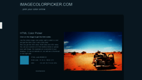 What Imagecolorpicker.com website looked like in 2019 (4 years ago)