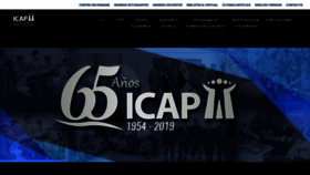 What Icap.ac.cr website looked like in 2019 (4 years ago)