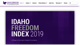 What Idahofreedom.org website looked like in 2019 (4 years ago)