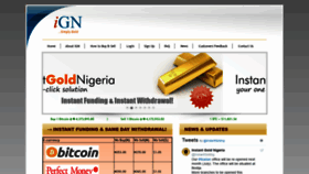 What Instantgold.ng website looked like in 2019 (4 years ago)
