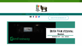 What Irishfilmfestival.com website looked like in 2019 (4 years ago)