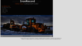 What Ironrecord.com website looked like in 2019 (4 years ago)