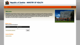 What Ihris.moh.gov.zm website looked like in 2019 (4 years ago)