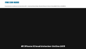 What Iphoneicloudunlocker.com website looked like in 2019 (4 years ago)