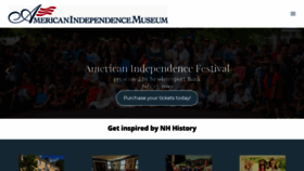 What Independencemuseum.org website looked like in 2019 (4 years ago)
