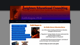 What Insighterseducation.com website looked like in 2019 (4 years ago)