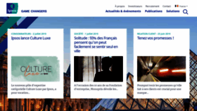 What Ipsos.fr website looked like in 2019 (4 years ago)