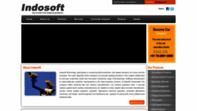 What Indosoftcorp.com website looked like in 2019 (4 years ago)