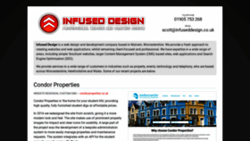 What Infuseddesign.co.uk website looked like in 2019 (4 years ago)