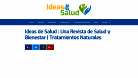What Ideasdesalud.com website looked like in 2019 (4 years ago)