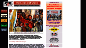 What Internationalist.org website looked like in 2019 (4 years ago)