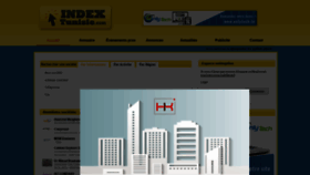 What Index-tunisie.com website looked like in 2019 (4 years ago)