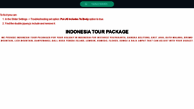 What Indonesiaholiday.id website looked like in 2019 (4 years ago)