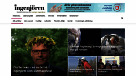 What Ingenjoren.se website looked like in 2019 (4 years ago)