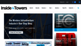 What Insidetowers.com website looked like in 2019 (4 years ago)
