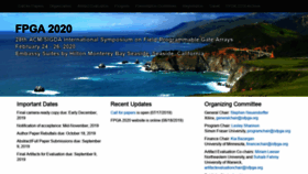 What Isfpga.org website looked like in 2019 (4 years ago)