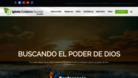 What Iglesiacristianabautista.com website looked like in 2019 (4 years ago)