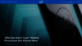 What Intel.com.au website looked like in 2019 (4 years ago)