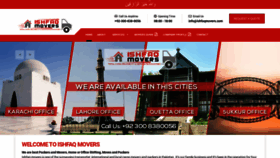 What Ishfaqmovers.com website looked like in 2019 (4 years ago)