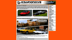 What Icsunonove.it website looked like in 2019 (4 years ago)