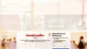 What Islamicevents.sg website looked like in 2019 (4 years ago)