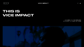 What Impact.vice.com website looked like in 2019 (4 years ago)
