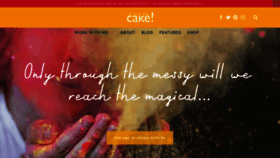 What Includingcake.com website looked like in 2019 (4 years ago)