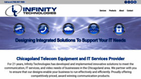 What Infinitytechnologies.com website looked like in 2019 (4 years ago)