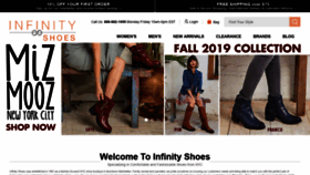 What Infinityshoes.com website looked like in 2019 (4 years ago)