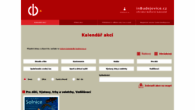 What Inbudejovice.cz website looked like in 2019 (4 years ago)