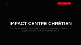 What Impactcentrechretien.com website looked like in 2019 (4 years ago)