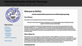 What Isogg.org website looked like in 2019 (4 years ago)