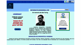 What Informaticamoderna.com website looked like in 2019 (4 years ago)