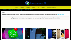What Internautas21.com website looked like in 2019 (4 years ago)