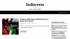 What Indiscreto.info website looked like in 2019 (4 years ago)