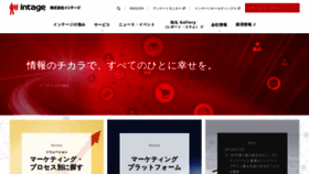 What Intage.co.jp website looked like in 2019 (4 years ago)