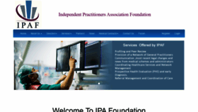 What Ipafoundation.co.za website looked like in 2019 (4 years ago)