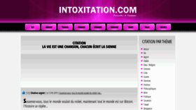 What Intoxitation.com website looked like in 2019 (4 years ago)