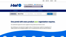 What Itelsupplies.co.uk website looked like in 2019 (4 years ago)