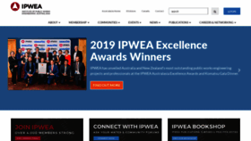 What Ipwea.org website looked like in 2019 (4 years ago)