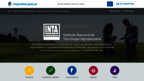What Inta.gob.ar website looked like in 2019 (4 years ago)