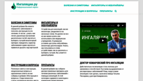 What Ingalyatsii.ru website looked like in 2019 (4 years ago)