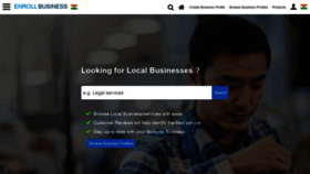 What In.enrollbusiness.com website looked like in 2019 (4 years ago)
