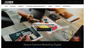 What Isiv.edu.ar website looked like in 2019 (5 years ago)