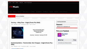 What Itdmusic.com website looked like in 2019 (4 years ago)