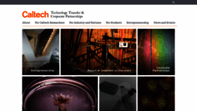 What Innovation.caltech.edu website looked like in 2019 (4 years ago)