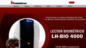 What Intelektron.com website looked like in 2019 (4 years ago)